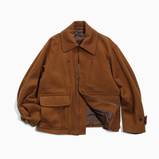 blurhmsROOTSTOCK Light Melton Zip Jacket