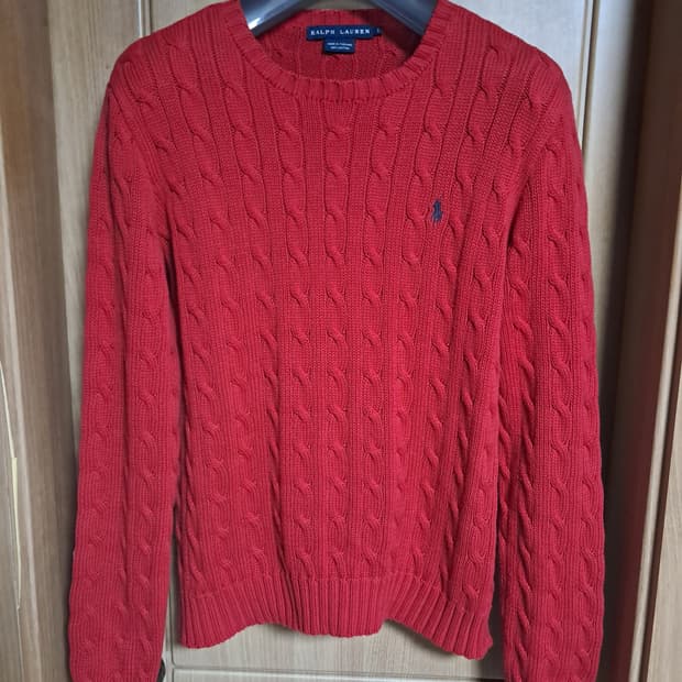 폴로랄프로렌 꽈배기 니트티 여성L