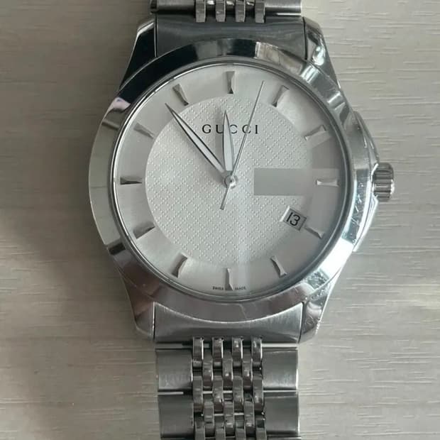 Gucci(구찌) YA126401 G타임리스 남성 메탈 쿼츠 38mm