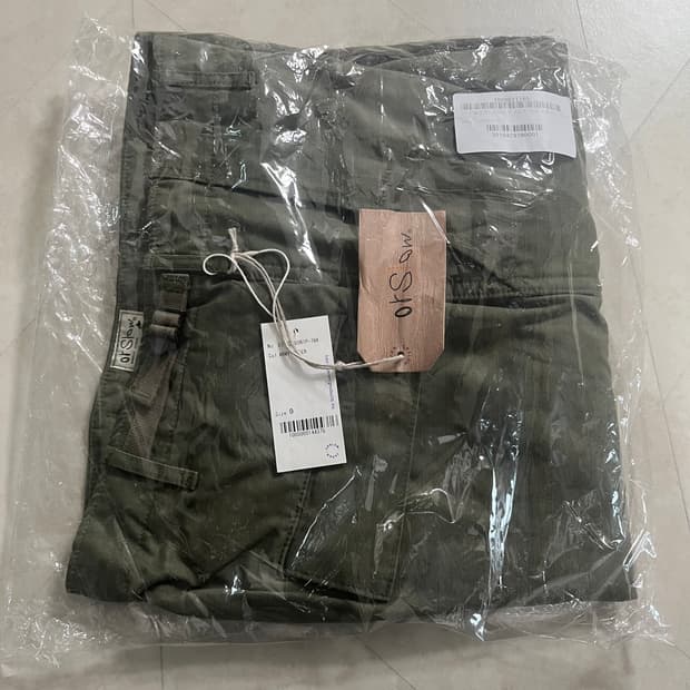 새상품)오어슬로우 빈티지핏 6포켓 카고팬츠 아미그린