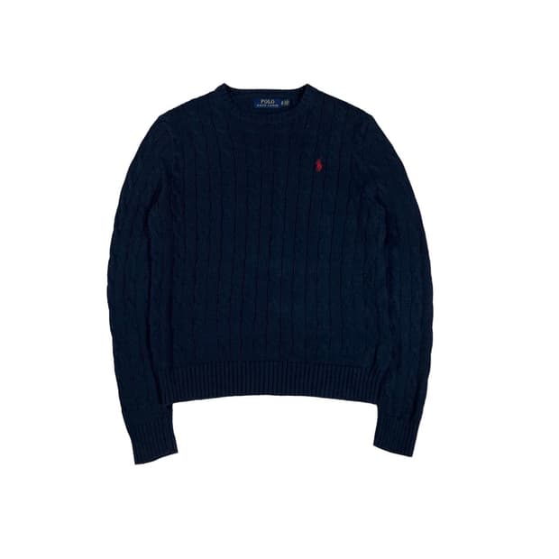 폴로 랄프로렌 네이비 케이블 니트