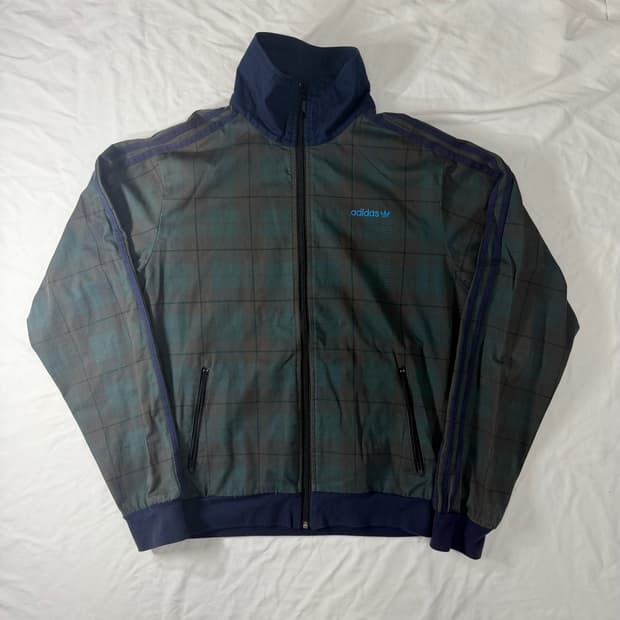 00s 아디다스 져지 체크 트랙탑 베켄바우어