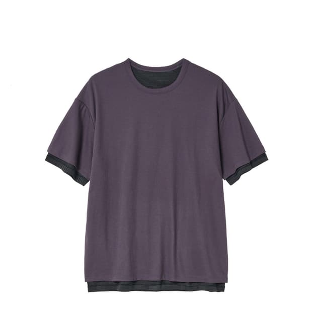 공홈품절)) 해칭룸 two face stripe tee 1/2