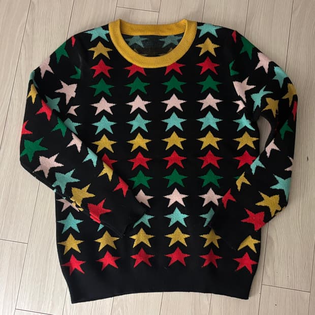 별 니트 star knit