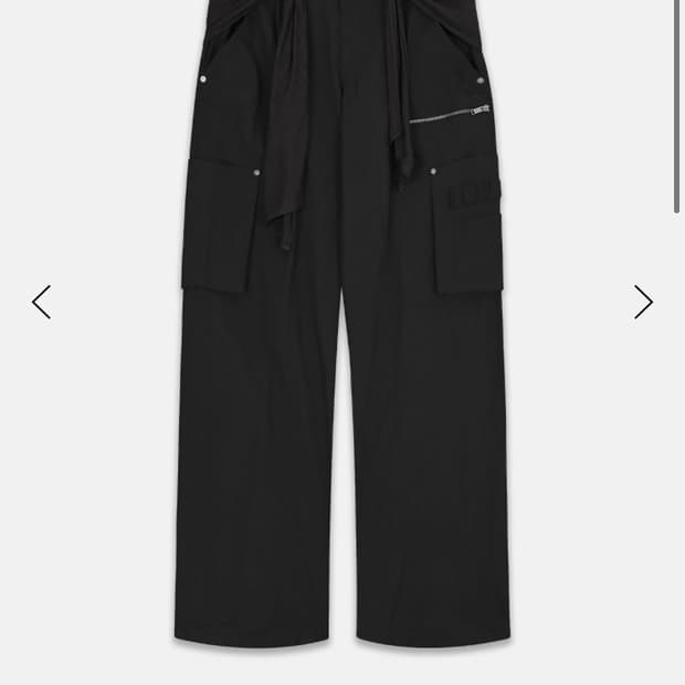 구해요) MIXED LAYERED TIE JOGGER PANTS