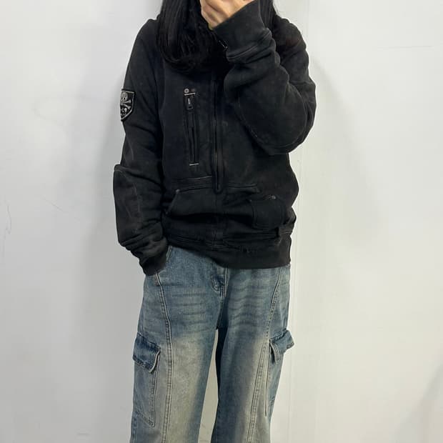 폴로 반집업 후드티[1754]