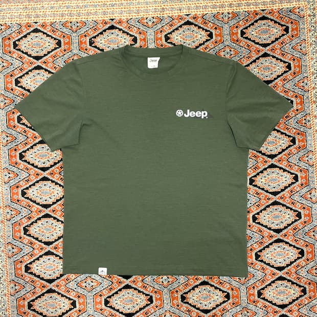  지프 카키 기능성 반팔티셔츠 남성XL