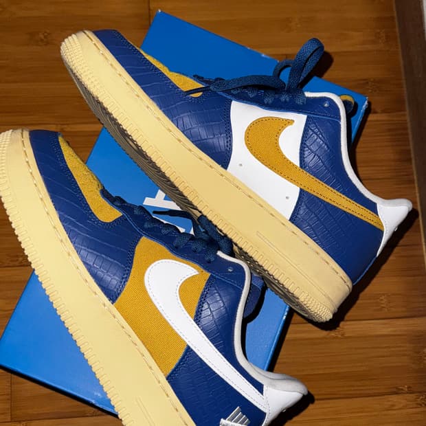 (265) 나이키 언디핏 에어포스 1 코트 블루