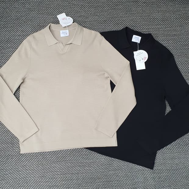 미착용 지오지아 면니트 카라티 남자105 (2벌가격)