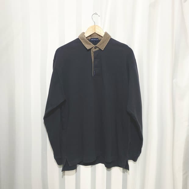 90s 유니클로 럭비셔츠