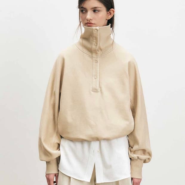 모한 하이넥 스웻맨투맨 m사이즈