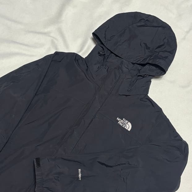 95 노스페이스 하이벤트 블랙 후드 바람막이