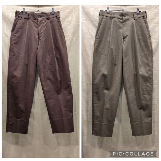 거의새거)유니클로 U 남성 와이드 피트 테이퍼드 팬츠 27~28