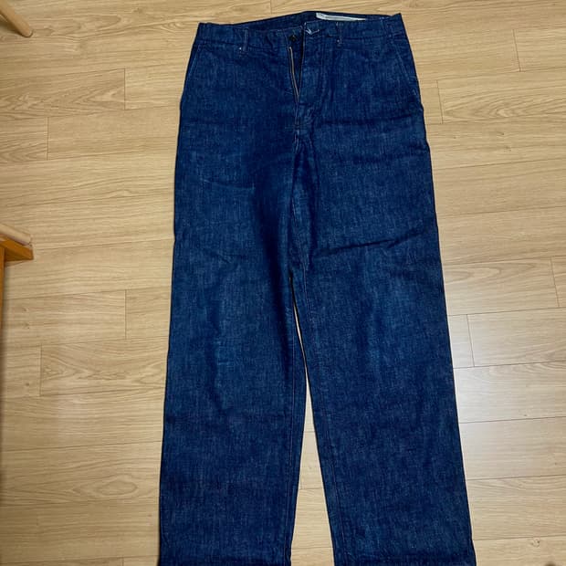 포터리 원워시드 와이드 데님 인디고 3