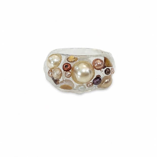 Hand Made Sea Foam Ring