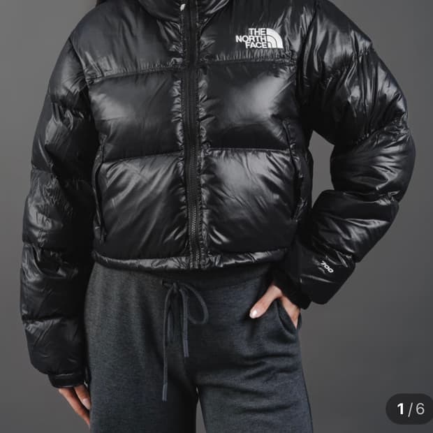 노스페이스 여자 눕시 숏패딩 S(85) NJ1DP96A