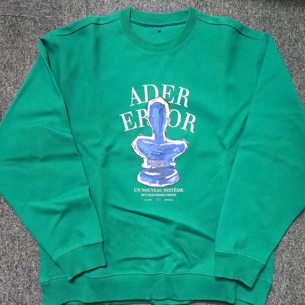 아더에러 포트레이트 트로피 스웨트셔츠 그린 사이즈 2