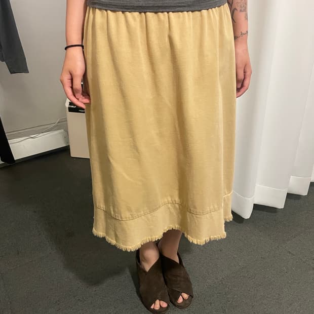 Comme des Garcons tricot cut off skirt