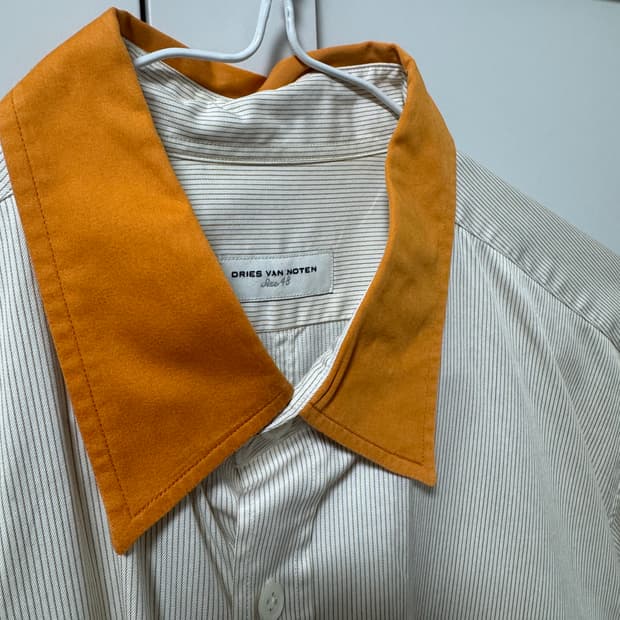 드리스반노튼 스트라이프 셔츠