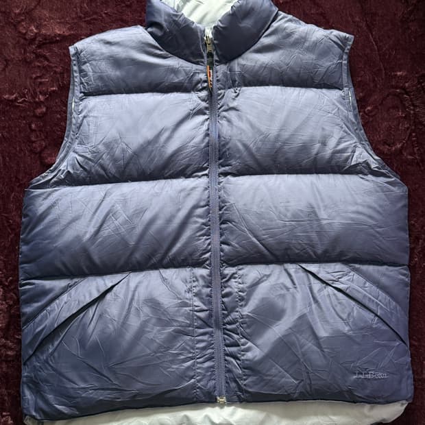 [XL] L.L.Bean Goose Down Reversible Vest