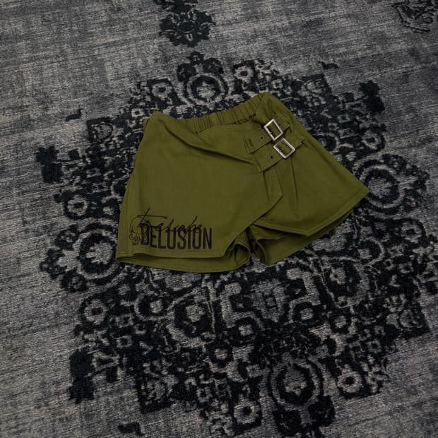 Ghost of harlem belted lab shorts
