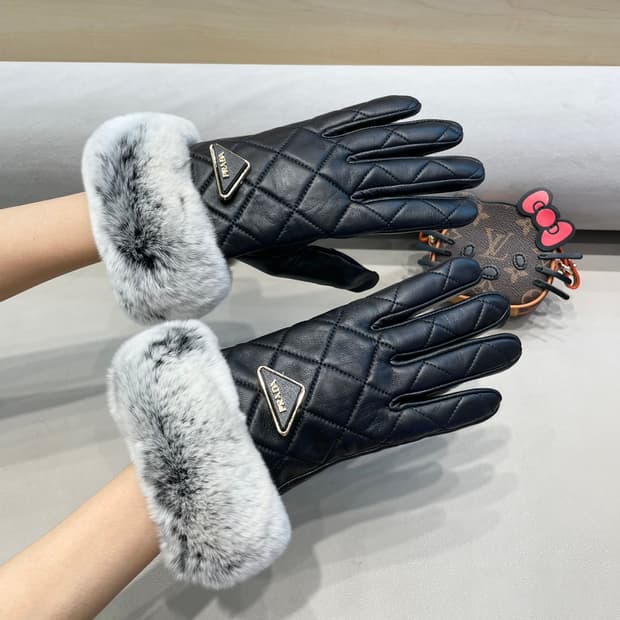 프라다 장갑 여성 기모
