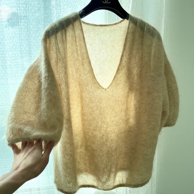 제평 - 고퀄 양모+모헤어 분위기 니트