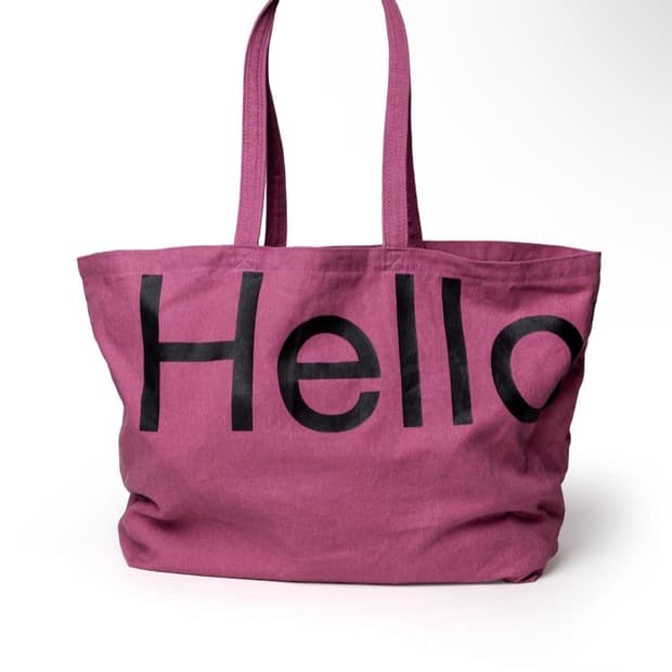 헬로듀드 빅 토트 백(그레이프)