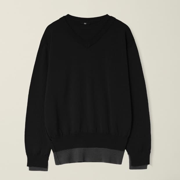 누마레 레이어드 니트 m사이즈