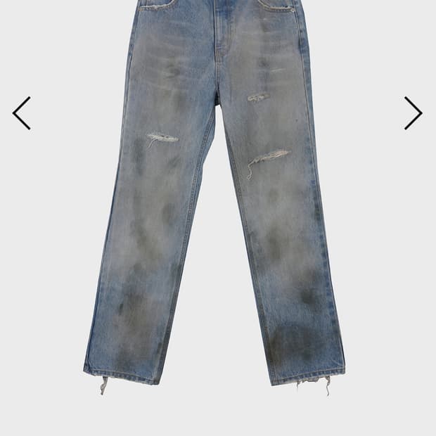 데어드 dirty fade jeans