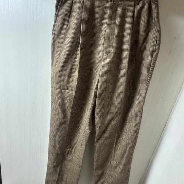 드리스 반 노튼 체크 트라우저