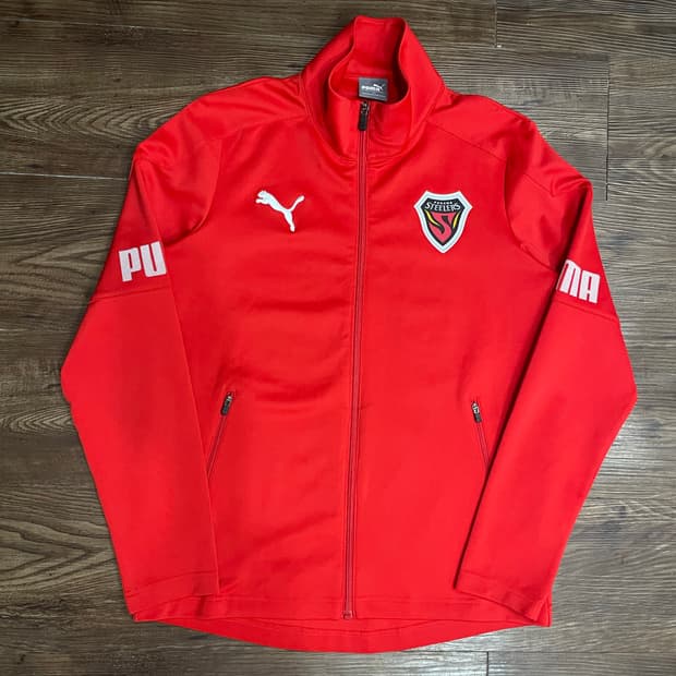 K리그 퓨마 포항스틸러스 집업 져지 레드