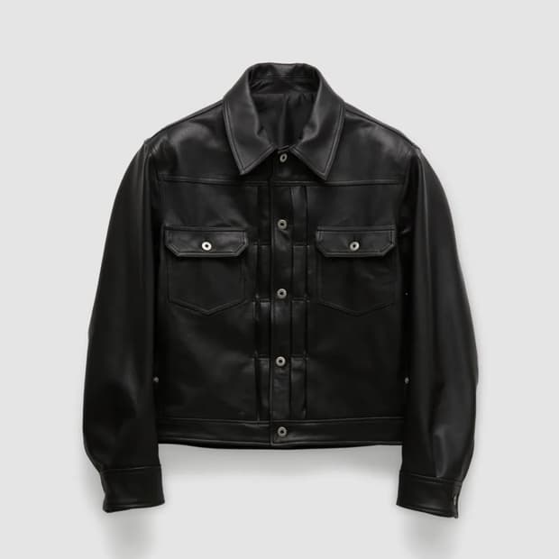 쿠어 고트 스킨 트러커 레더