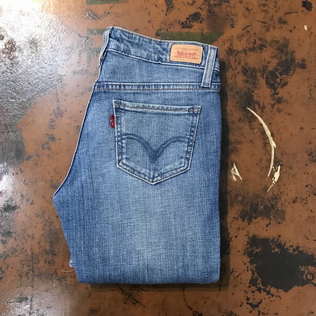 리바이스 518 중청 부츠컷 데님 팬츠 허리 28 사이즈