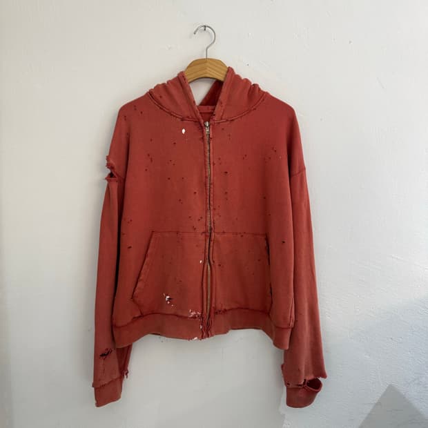 빈티지 커스텀 후드집업