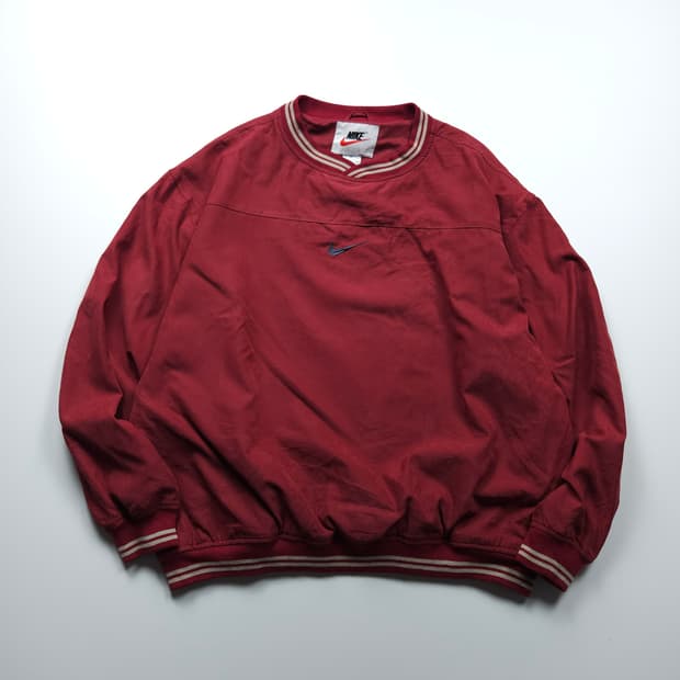 90s 나이키 센터 스우시 올드스쿨 박시핏 웜업 (XL)