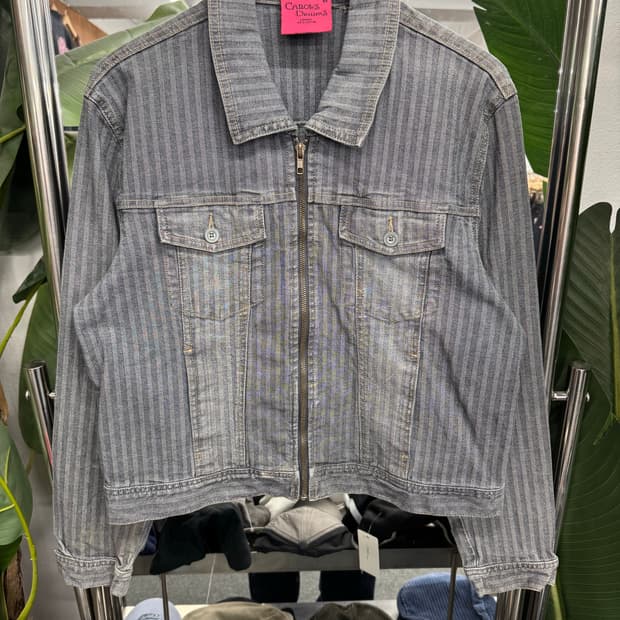 carol’s denims 스트라이프 빈티지 데님자켓