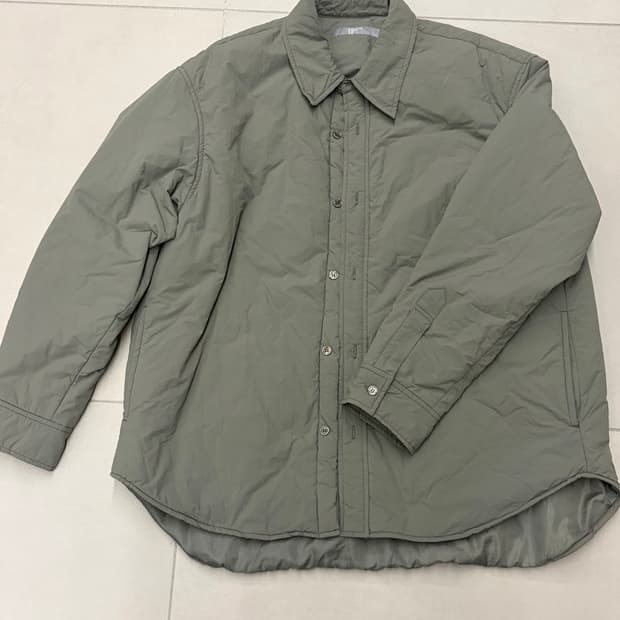 르메르맛 카키그레이 패딩셔츠 L