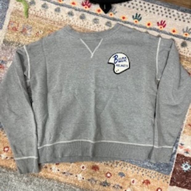 리얼맥코이 부코 헬멧 스웻 셔츠 맨투맨 L