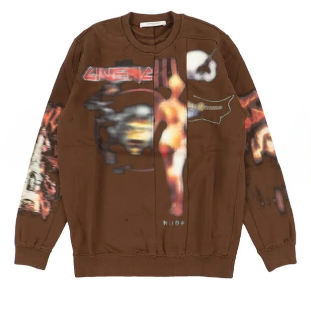 지방시 헤비메탈 디스트레스드 맨투맨 L