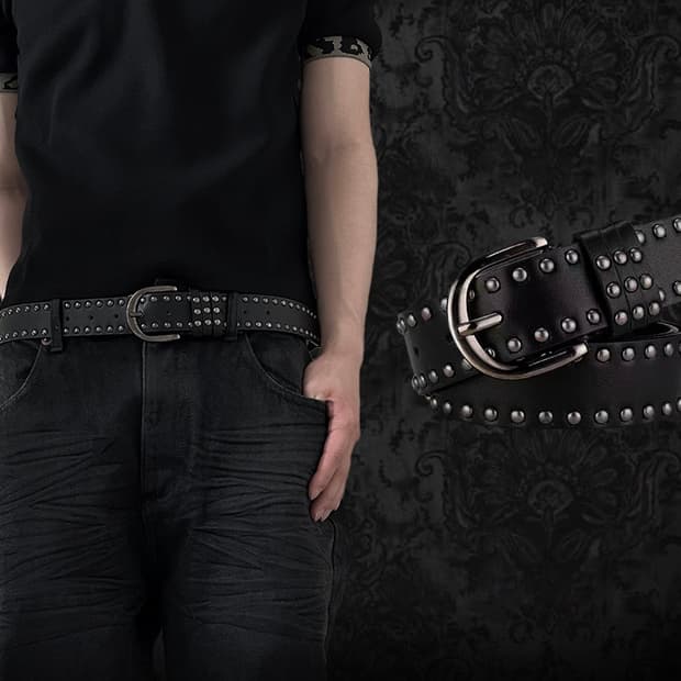 y2k 스터드 벨트(새상품 / 블랙,화이트)