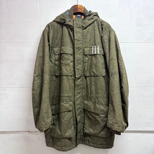 adidas 아디다스 카키 후드 투웨이 Thermolite 점퍼 아우터 