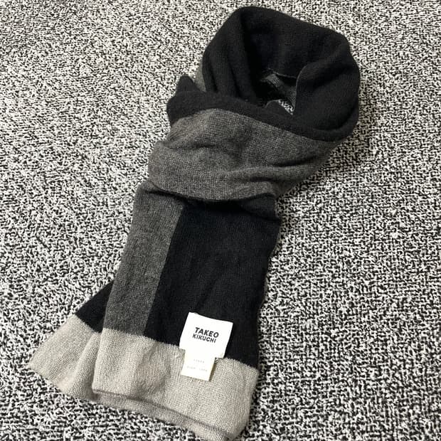 빈티지9. TAKEO KIKUCHI 타케오키쿠치 머플러 목도리