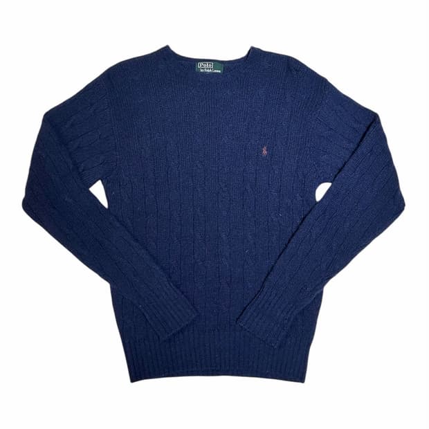 폴로 케이블 니트