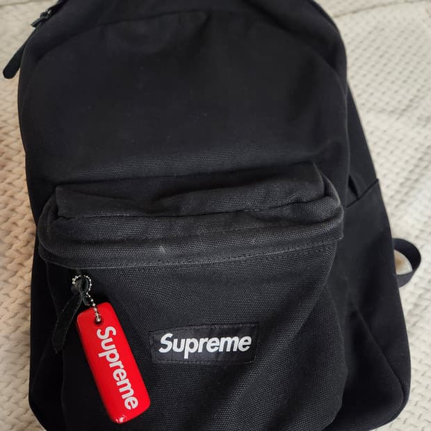 슈프림 캔버스 백팩