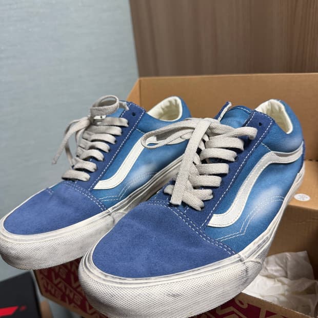 반스 올드스쿨 웨이브 워시드 블루 270