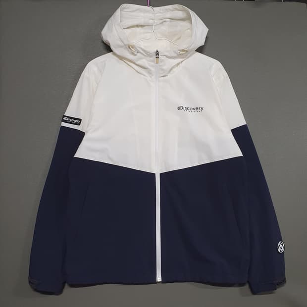 95) 디스커버리 신형 21FW 경량 윈드레이저 바람막이 자켓 네이비