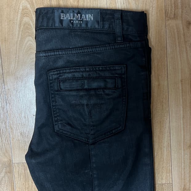 발망 남성 블랙 데님 청바지 M