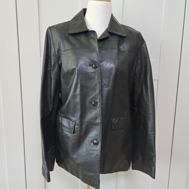 90s 램스킨 가죽 자켓