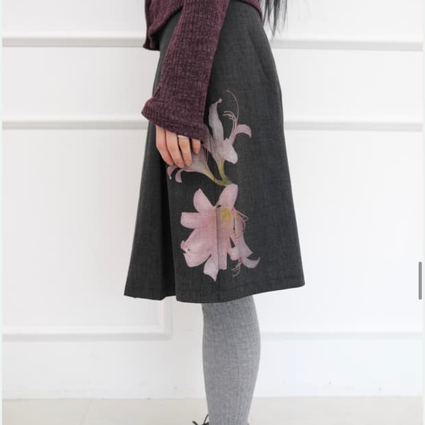 프래그팜 릴리 미디스커트